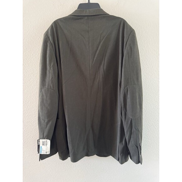 bar III Slim-Fit Knit Sport Coat blazer size 40R dark Green casual soft tailored - Picture 14 of 16